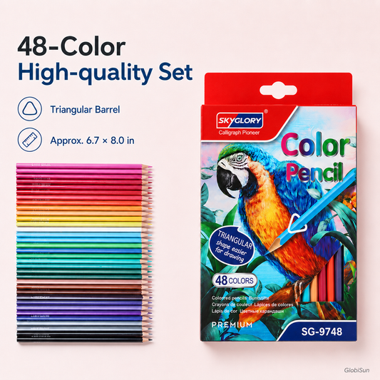SkyGlory Standard Oil-Based Colored Pencils – 36 Colors