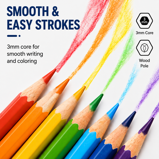 Premium oil-based colored pencils - SkyGlory