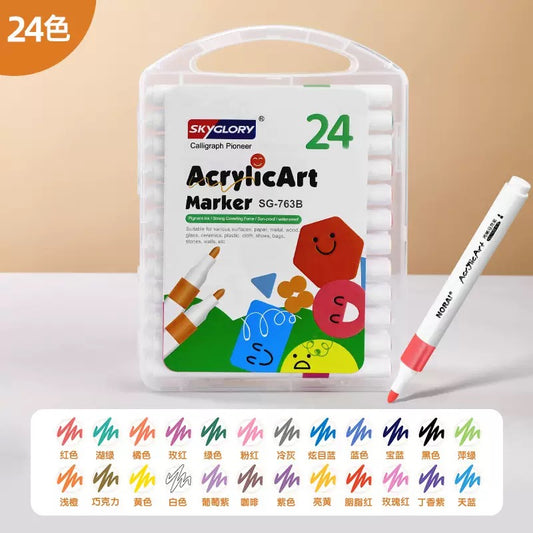Skyglory Acrylic Marker Pens(Plastic Case)