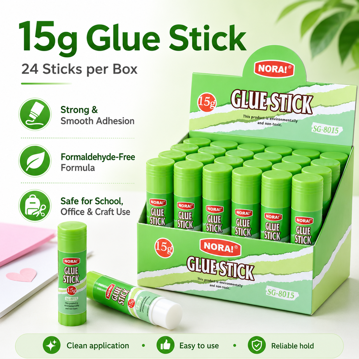 15g Glue Sticks – 24-Pack