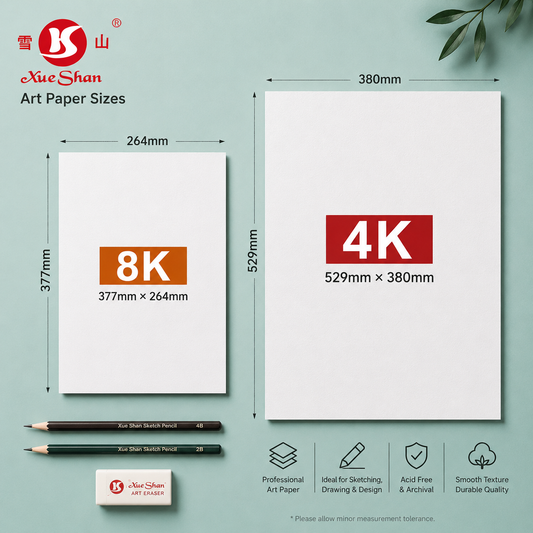 Sketch, Watercolor & Gouache Paper Pads — 20 Sheets