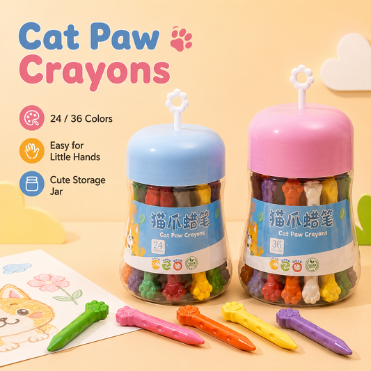 Xincan Cat Paw Crayons