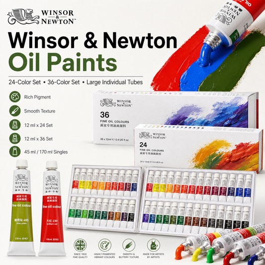 Winsor &Newton Oil Paints(24 color Sets)