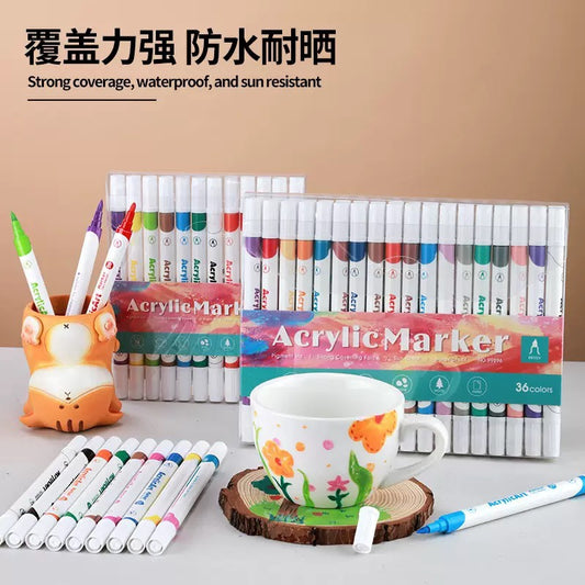 Skyglory 36-Color Acrylic Marker Pens — PVE Packaging